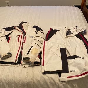 Great pair, HH ski coat and pants. Pants NWT, never worn, coat-good used cond